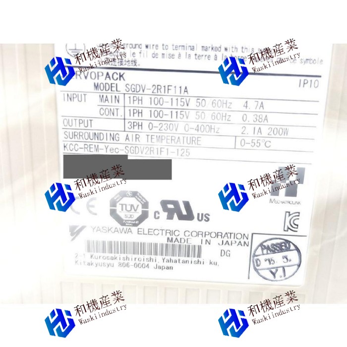 【新品★貨物輸送無料】電機 SGDV-2R1F11A 【６ヶ月引き受ける】