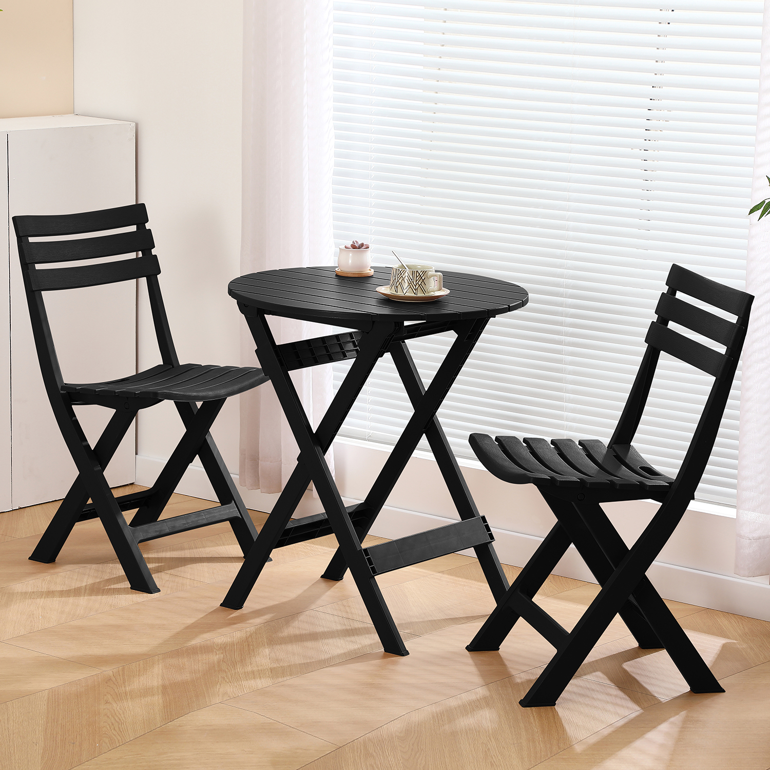 折りたたみ式アウトドアチェア ブラック　4脚セット 楽天市場】ガーデンチェア 4脚セット 折りたたみ椅子