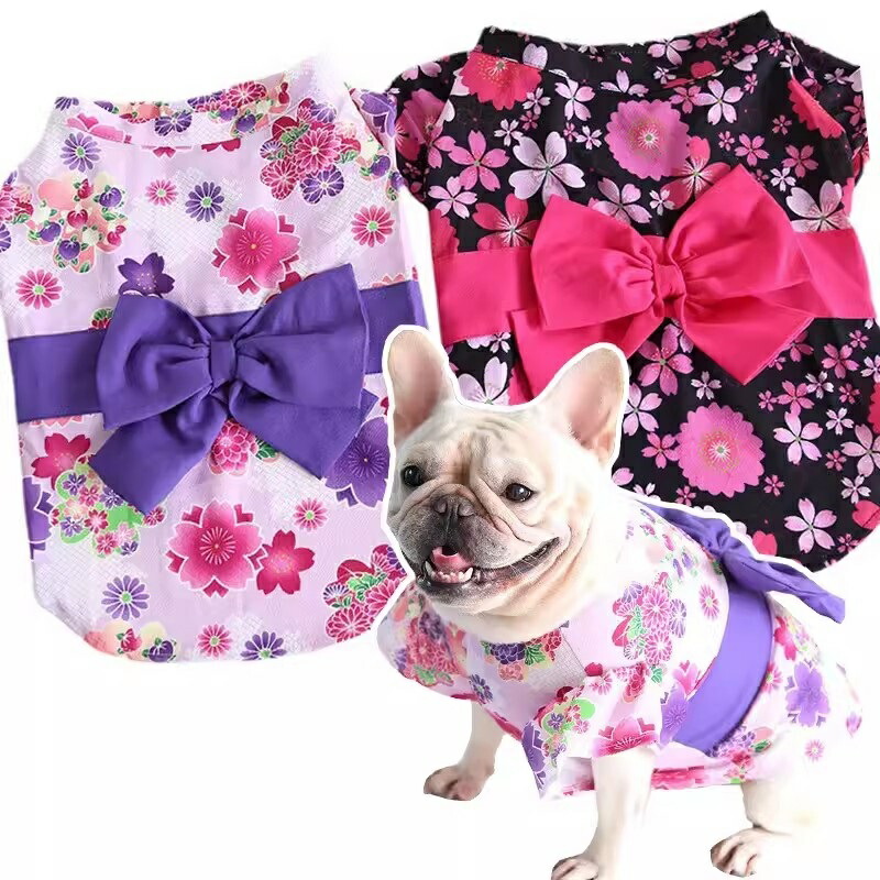 楽天市場】【クーポン配布中】◇中型犬用◇波柄 犬服 着物 袴