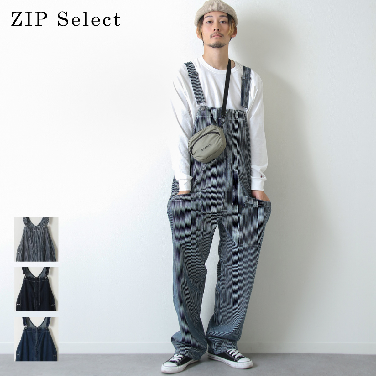 オーバーオール メンズ サロペット つなぎ デニムパンツ ヒッコリー ユニセックス 作業着 Zip ジップ 秋 秋物 秋服 53 Fitzfishponds Com