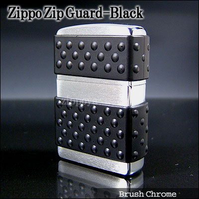楽天市場 Zippo ジッポ ライター ジッポライター Zip Guard Black ゴム付きの滑らない 0zp Zippo ジッポー 専門店の時歩屋
