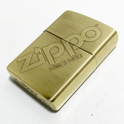 【ZIPPO】ジッポ/ジッポー 定番 ロゴデザイン 真鍮メッキ 205-Z 6,848円