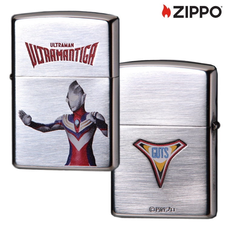 ウルトラマンティガ シルバー×GUTS◆ ZIPPO ジッポー オイルライター 空想特撮映画 ULTRAMANTIGA 60周年 シルバー 銀色