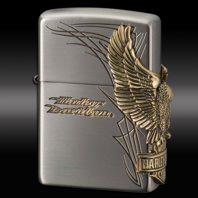 HARLEY DAVIDSON 日本限定モデル HDP-66 ◆ZIPPO ジッポー オイル ライター 喫煙具 ハーレー ダビッドソン