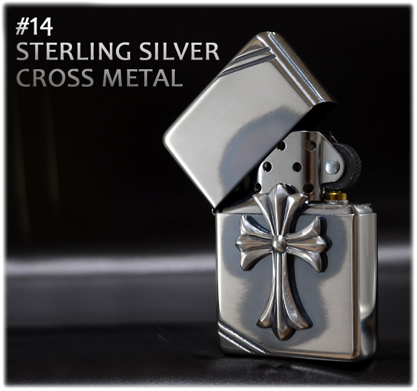 ZIPPO STERLING SILVER silver cross 純銀 | alfasaac.com