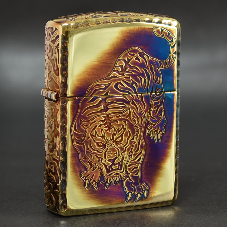 楽天市場】唐草 -鳳凰- 5面加工 BRいぶし ◇喫煙具 ZIPPO ジッポー 