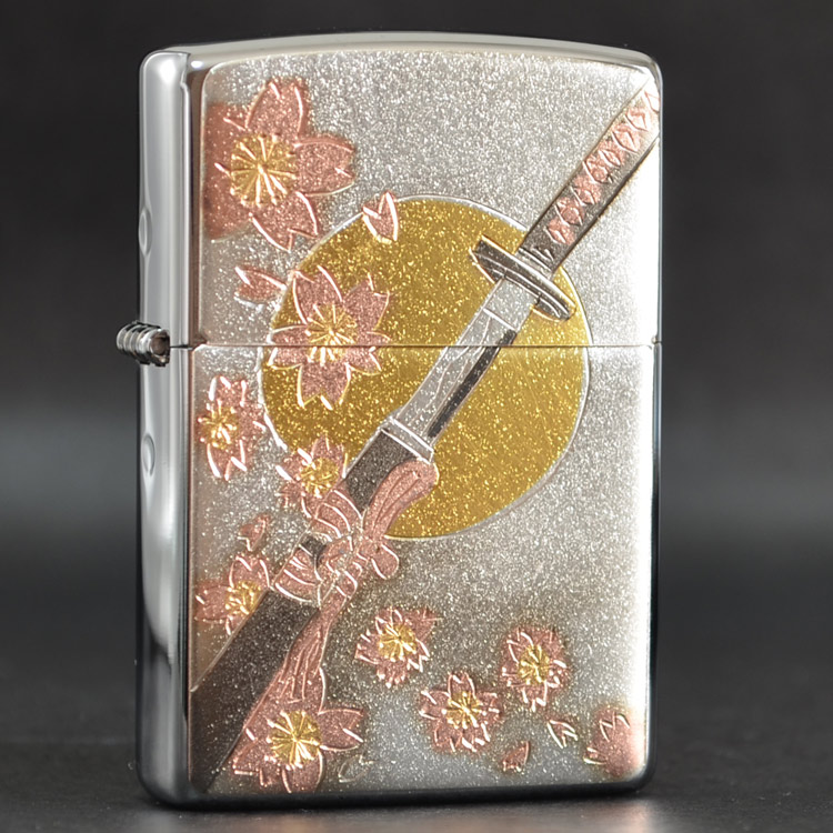 電鋳板「刀」 ◆喫煙具 ZIPPO オイル ライター ジッポー デンチュウバン かたな Sword