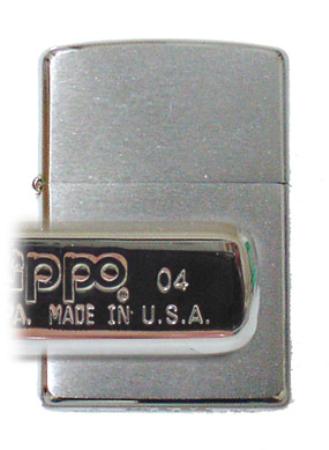 年代こだわり #200 2004年1月製 ◆喫煙具 ZIPPO ジッポーライター オイルライター 生まれ年 製造年 クロムメッキ 無地 プレゼントにおすすめ 新品未使用 2004年製