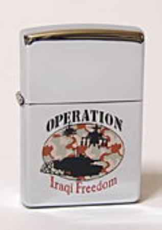 イラク自由作戦 #250 カムフラージュ ◆ZIPPO ジッポー オイルライター 喫煙具 ミリタリー