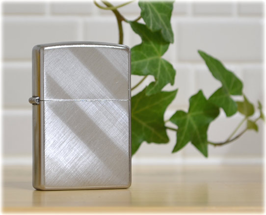 #28182 Diagonal Weave ダイアゴナルウィーヴ ◆喫煙具 ZIPPO ジッポー オイルライター クロム クローム シンプル画像