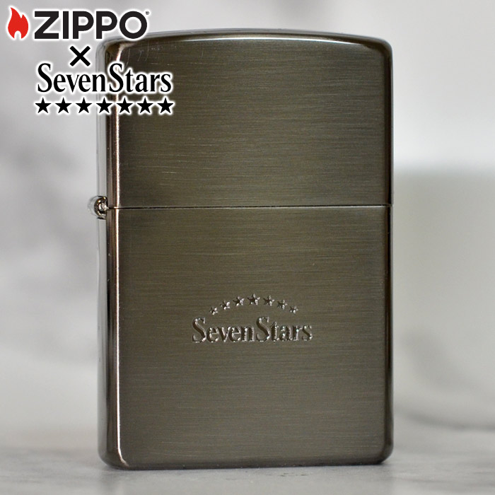 【新品未使用】2002年製 SevenStars セブンスター 懸賞品 BN（ブラック） ◆ 喫煙具 ZIPPO ジッポー オイルライター