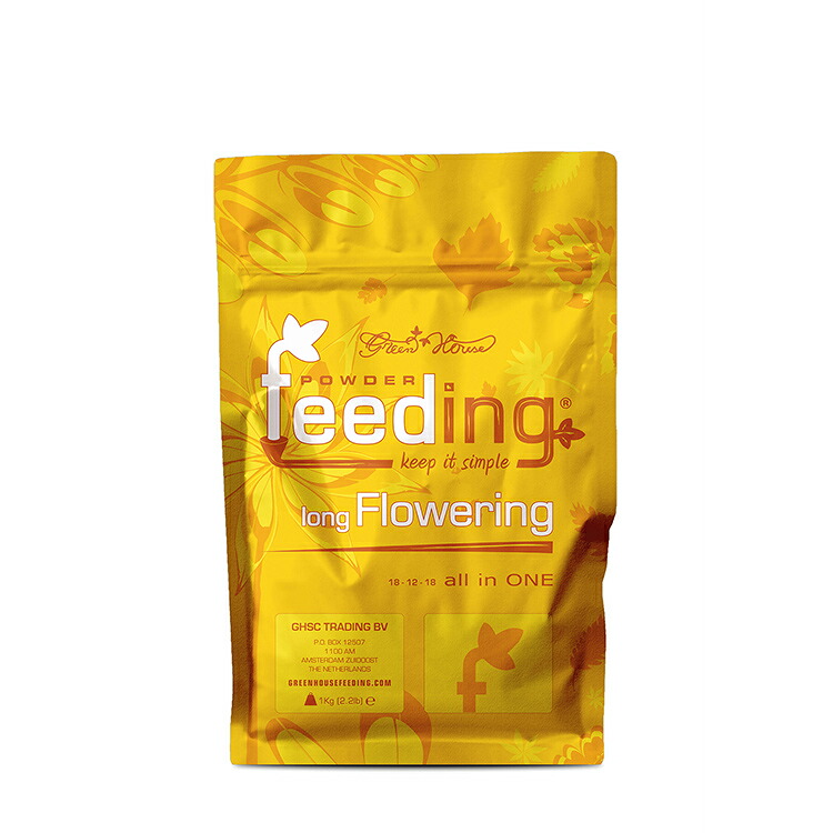粉末肥料 Green House Feeding - long Flowering 500g 1kg グリーンハウスフィーディング ロングフラワリング|ZiPPY! 店