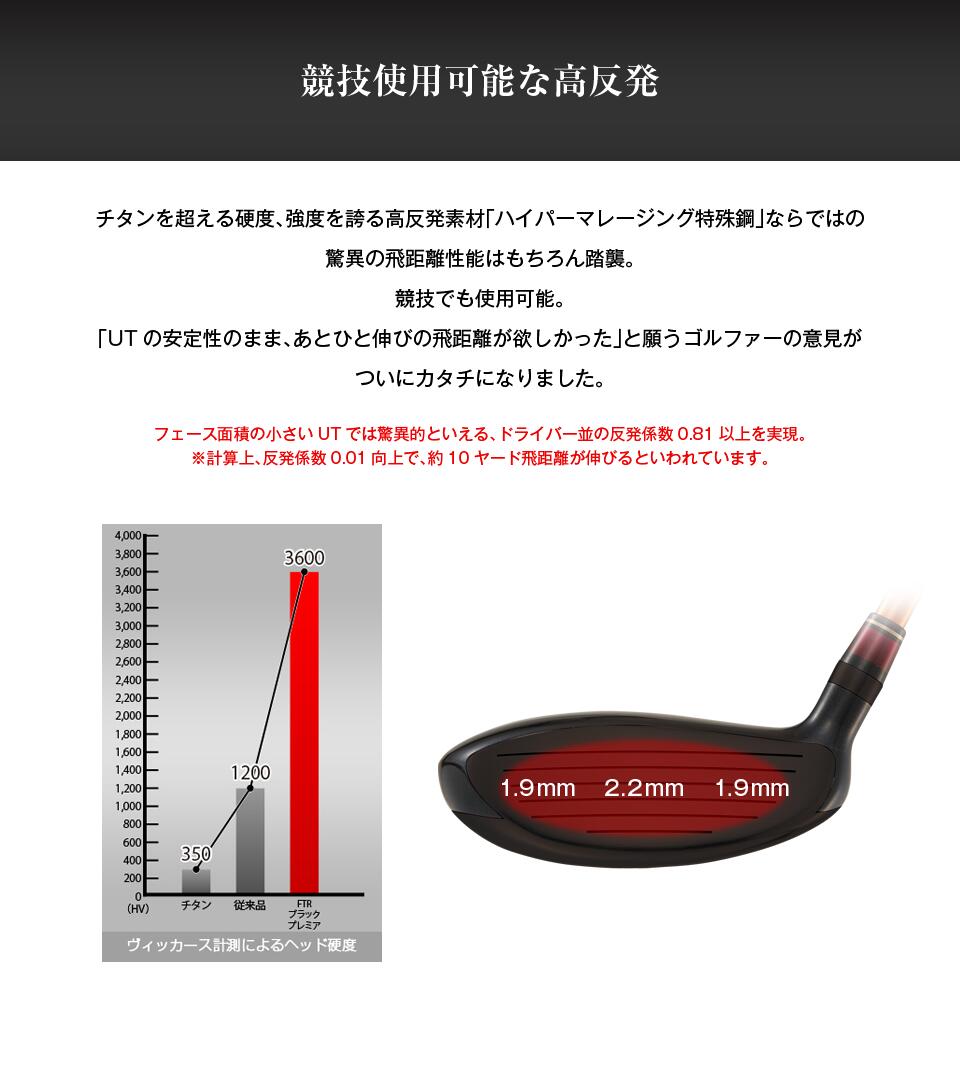 ゴルフ クラブ ユーティリティ ワークスゴルフ ダイナFTR 飛匠シャフト