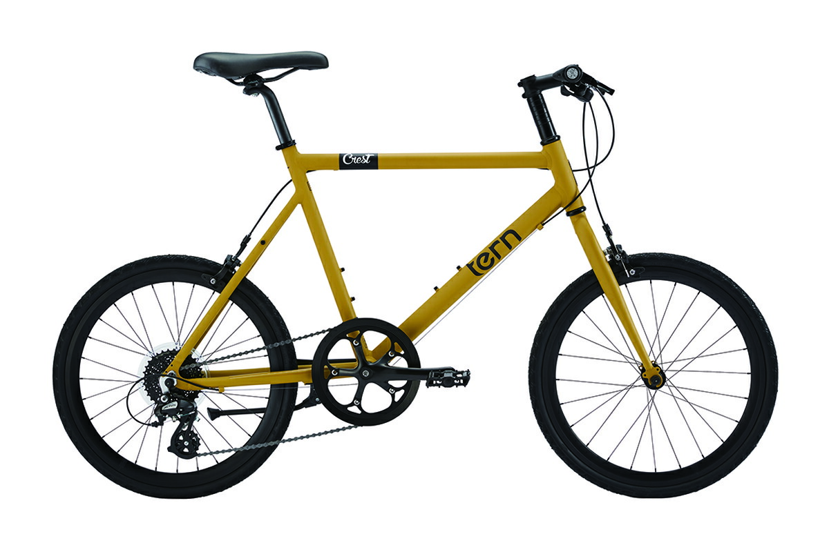 TERN(曲がること) CREST(クレスト) 20in ミニベロ／小みち車 ＭATT  OCHRE(マットオーカー) 2022年模範例[貨物輸送無料(構成要素一画除く)]
