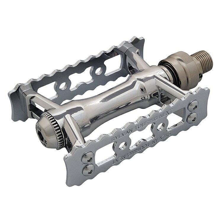 ■MKS(三ヶ島製造所) SYLVAN TOURING NEXT EZY superior(シルヴァン ツーリング ネクスト たわい無い スーペリア) 日本製 着脱ペダル シルヴァン しろがね色【北海道・沖縄・離島領域 送りとどける不可】