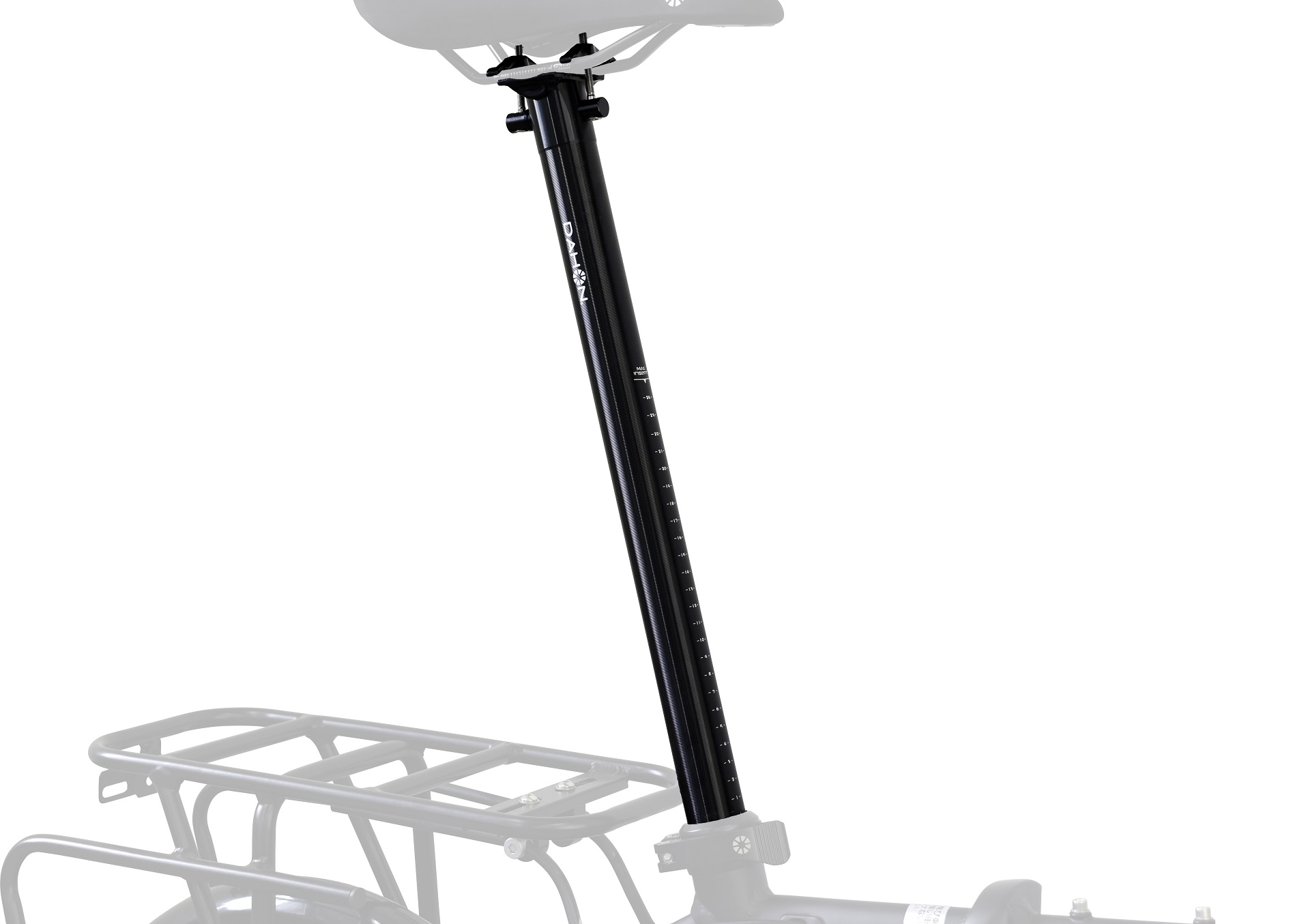 軽量シートポスト　FFR　アルミφ33.9mm×550mm DAHON 軽量 アルミ シートポスト φ33.9mm×580mm 自転車用 323g