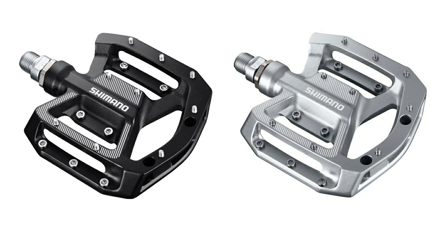 SHIMANO シマノ フラットペダル  PD-GR500 ブラック 新品 シマノ SHIMANO PD-GR500 フラットペダル ブラック EPDGR500L