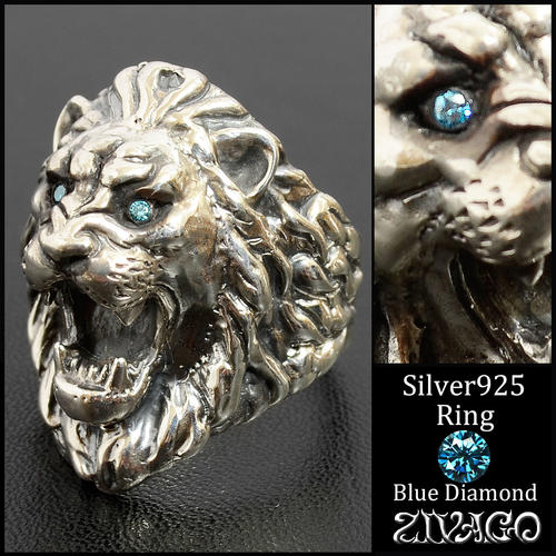 楽天市場】ライオンリング ZIVAGO ライオンリング LIONRING 天然