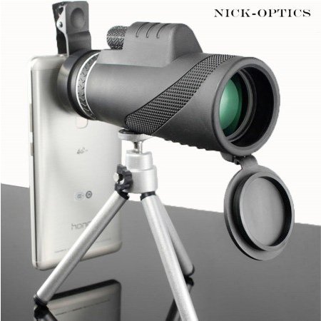 単眼40 x 60　強力な双眼鏡　高品質ズーム　望遠鏡　ナイトビジョン　軍事　HD　プロフェッショナルハンティング