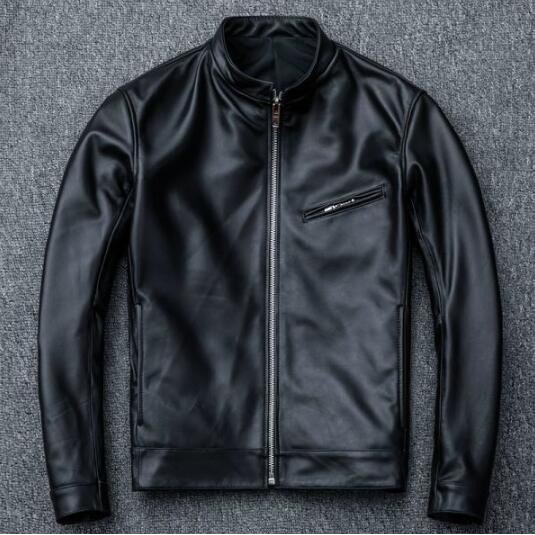 本革　高級ラム革　新品メンズレザージャケットライダース羊革 シングル ダブル ミリタリーブルゾン 革ジャン｜ZMSHOP