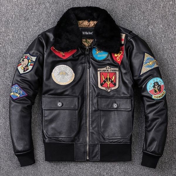 ヒステリックグラマー フライトジャケット 刺繍入りワッペン付き フードファー付き 楽天市場】G1フライトジャケット刺繍ワッペン ブルゾン MA-1革