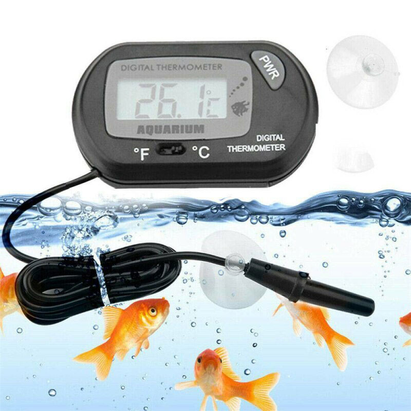 デジタル水温計 水槽 温度計 熱帯魚 ヒーター 1m 春の新作 LCD センサー デジタル スクリーン コントローラー 水族館