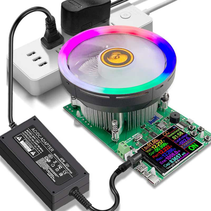 ATORCH DL24P 150W/180W USBテスター陰電子厄介なもの 18650リチウム独居室静電容量管する 2.4inLCD見せびらかす ワット数計 ワット数 CC/CV