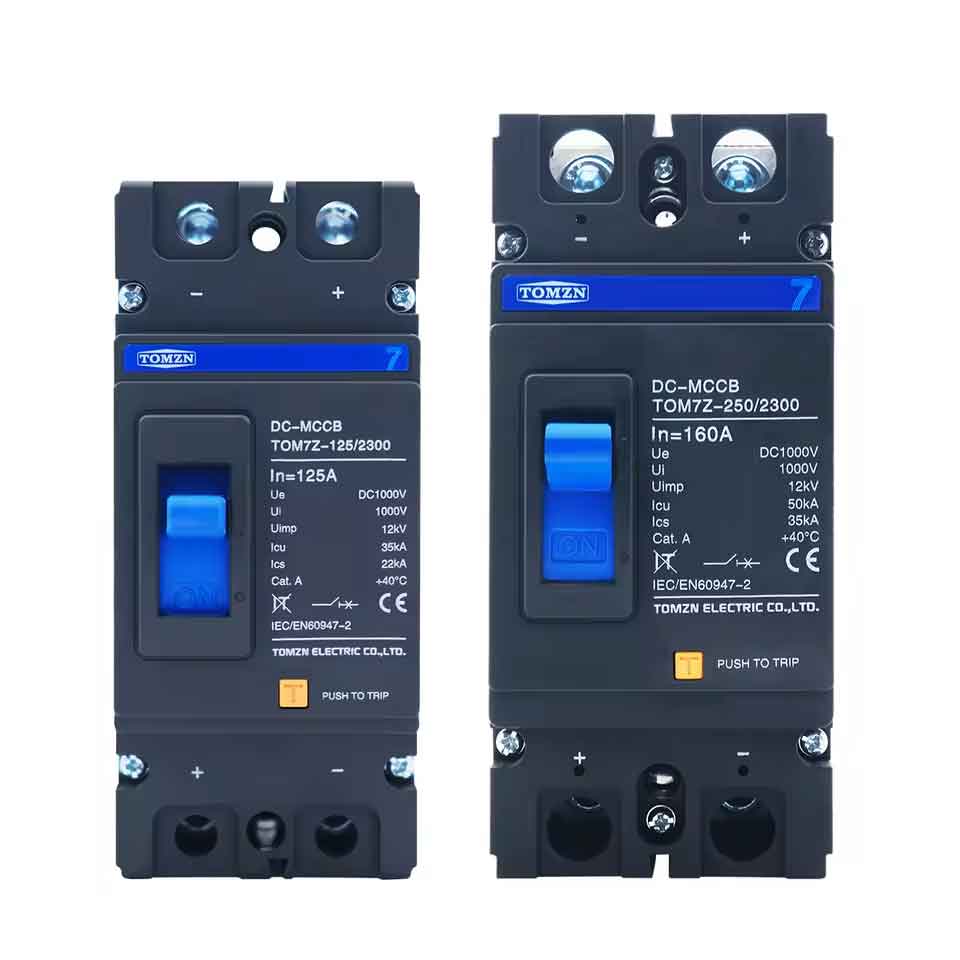 zmart TOMZN 250A 2P DC MCCB TOM7Z 1000V DC ソーラーモールドケース回路遮断器 MCCB 過負荷保護スイッチプロテクター 太陽光発電 PV用 過電流保護 過負荷保護 過電圧保護 短絡防止 漏電遮断器 DCブレーカー ソーラーシステム 蓄電池 PVシステム 配電盤 絶縁 電圧定格|zmart店