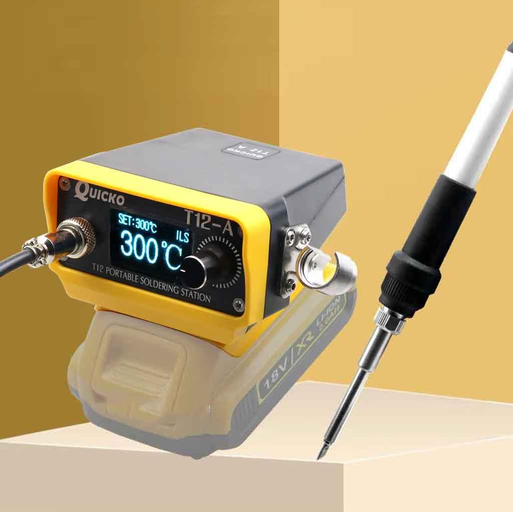 zmart 72W T12 コードレス はんだ付け ステーション  はんだごて Makita互換 バッテリー 18V リチウムイオンバッテリー DIY 修理用
