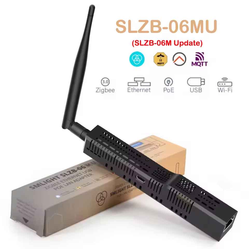 zmart SMLIGHT SLZB-06/M/P7 Zigbee 3.0 から Ethernet USBi ゲートウェイ コーディネーター (PoE 対応) Zigbee2MQTT Home Assistant対応 ZHA と連携