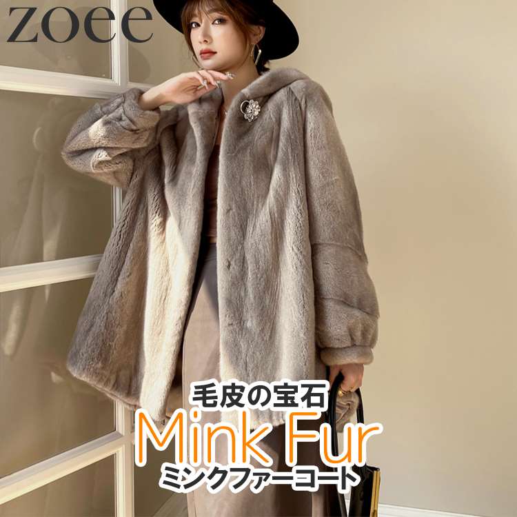 楽天市場】ミンクファーポンチョ ジャケット ケープコート