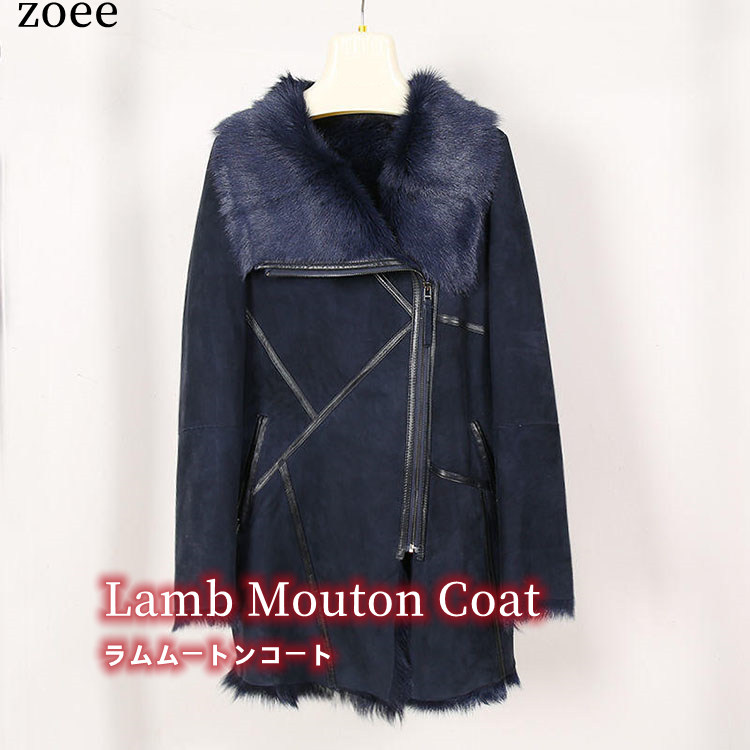 楽天市場】トスカーナ Wフェイス ラムムートンジャケット ショート丈