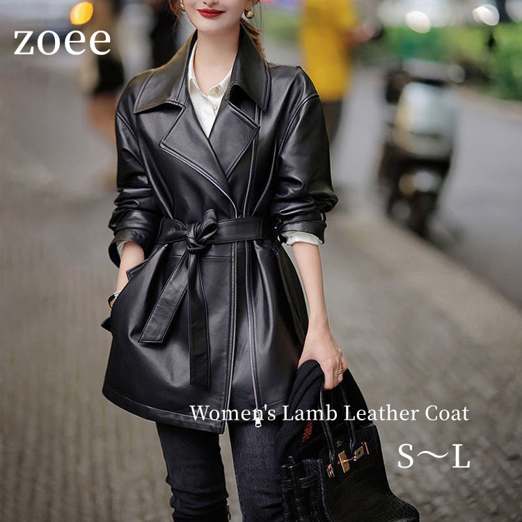 楽天市場】【10％OFFクーポン】レザーコート レディース 大きいサイズ