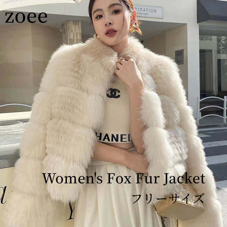 楽天市場】コート ジャケット フォックス リアルファー アウター