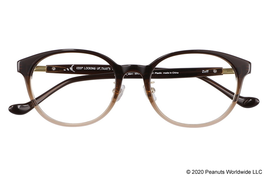 楽天市場 ボストン型めがね Zoff Peanuts Collection スヌーピー グッズ プレゼント ゾフ 度付きメガネ 度入りめがね ダテメガネ レディース おしゃれ Zoff Dtk Zf1009 48a1 Zf1009 48a1 ブラウン 50 19 143 Zoff ゾフ 楽天市場店