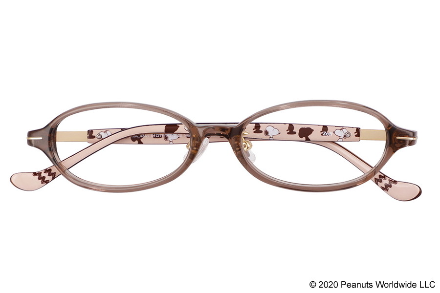 楽天市場 オーバル型めがね Zoff Peanuts Collection スヌーピー グッズ プレゼント ゾフ 度付きメガネ 度入りめがね ダテメガネ レディース おしゃれ Zoff Dtk Zf1010 43a1 Zf1010 43a1 ブラウン 51 17 143 Zoff ゾフ 楽天市場店