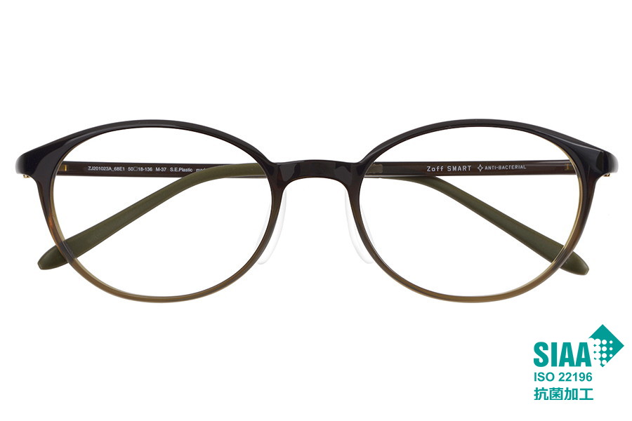 激安の 抗菌モデル ボストン型めがね Zoff Smart Skinny Anti Bacterial ゾフ スマート スキニー 度付きメガネ 度入りめがね ダテメガネ メンズ レディース おしゃれ Zoff Dtk Zj1023 68e1 Zj1023 68e1 グリーングラデーション 50 18 136 特売 Planet