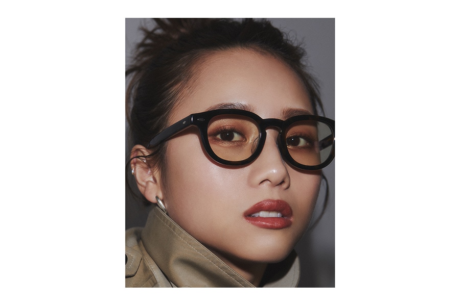 美品　Zoff 伊原葵　AOI IHARA ウェリントン型カラーレンズサングラス ウェリントン型 サングラス（ブラウン） Zoff AOI IHARA ゾフ