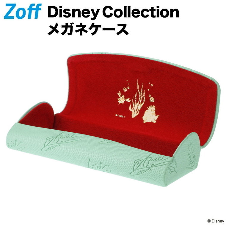 Zoff ディズニー メガネケース、メガネ拭き