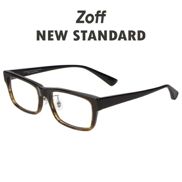 楽天市場】スクエア型 めがね｜Zoff NEW STANDARD（ゾフ ニュー