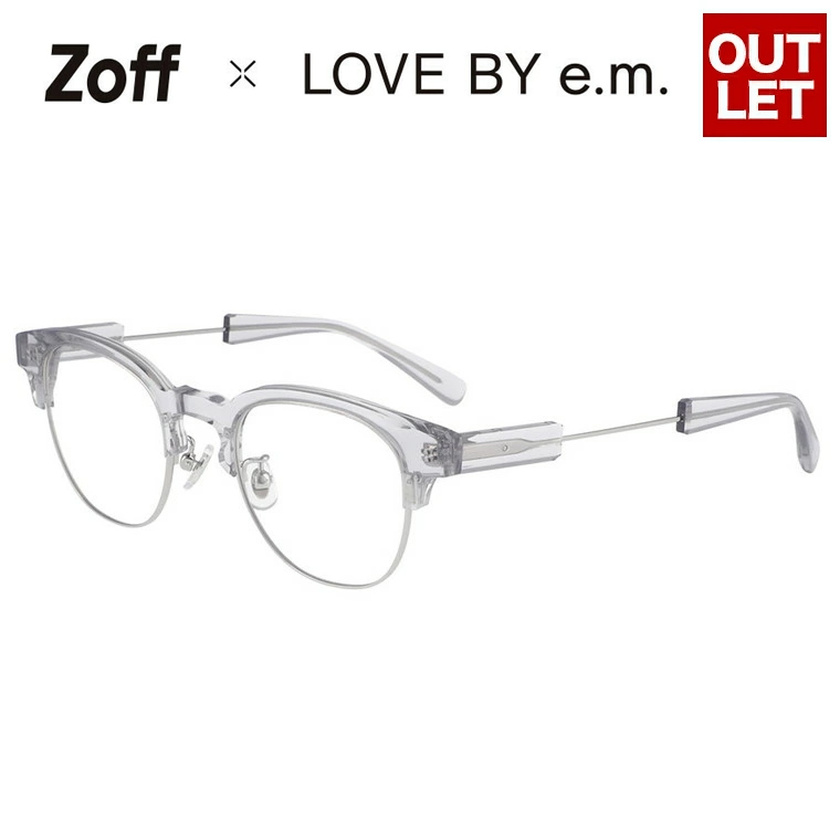 最大60%OFFクーポン ウェリントン型 めがね LOVE BY e.m. Eyewear