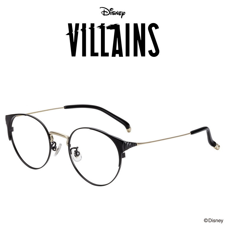 楽天市場】クラウンパント型 めがね（ブラック）｜Disney VILLAINS