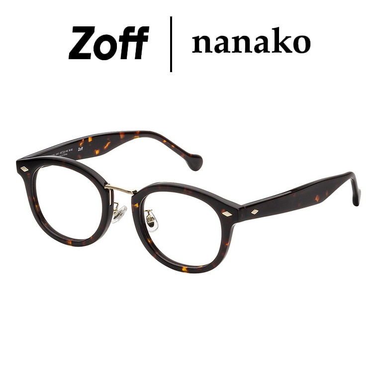 オイルペイント Zoff｜nanako「すっぴんでも可愛くなれるメガネ