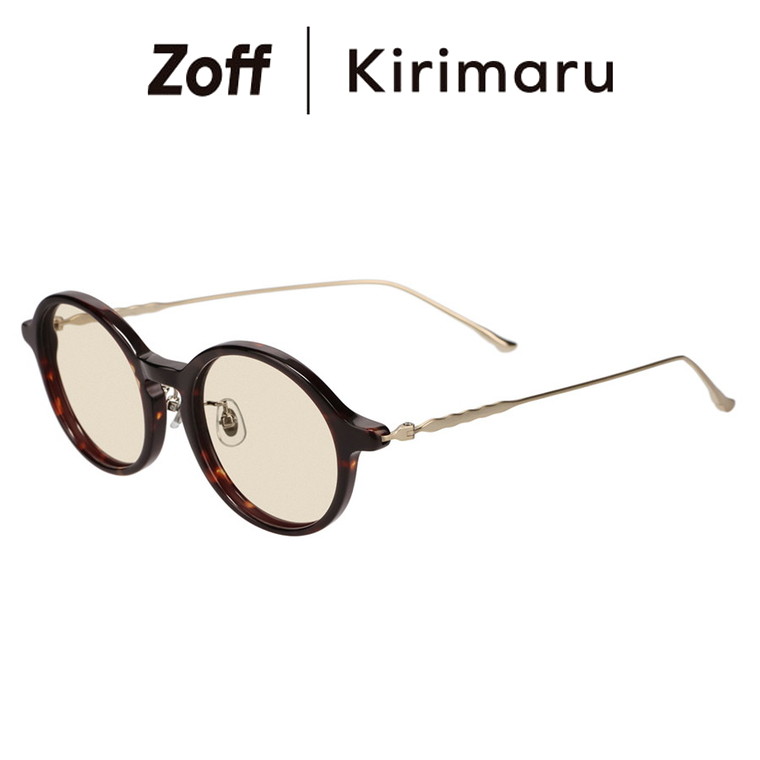 楽天市場】|ボストン型 メガネ（ブラウン（デミ柄）） Zoff Kirimaru