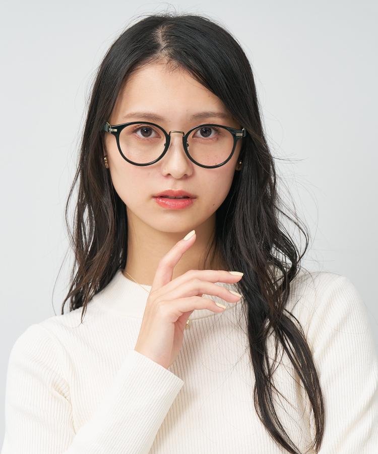 |豆の町型 眼鏡 (緑であること(読みやすい)) Zoff CLASSIC 中建て前切り上げるみえ眼鏡 なめし革調 ラバーテンプル ズレ挙げ句の果て押しとどめる メガネ 伊達めがね 度付き添い人水晶体取り替えっこ 度あり 度なし レディース メンズ ユニ一発やる 今めかしい【ZA251008-62A2】【50□22-147】|