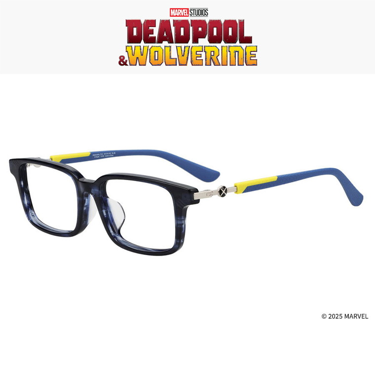 | Zoff MARVEL COLLECTION デッドプール & ウルヴァリン 【ウルヴァリン モデル】ウェリントン型メガネ (ブルー(クリア)) マーベル 眼鏡 伊達めがね 度付きレンズ交換 度あり 度なし メンズ レディース ユニセックス【ZA251042-71A1】【54□18-145】||Zoff (ゾフ) 店