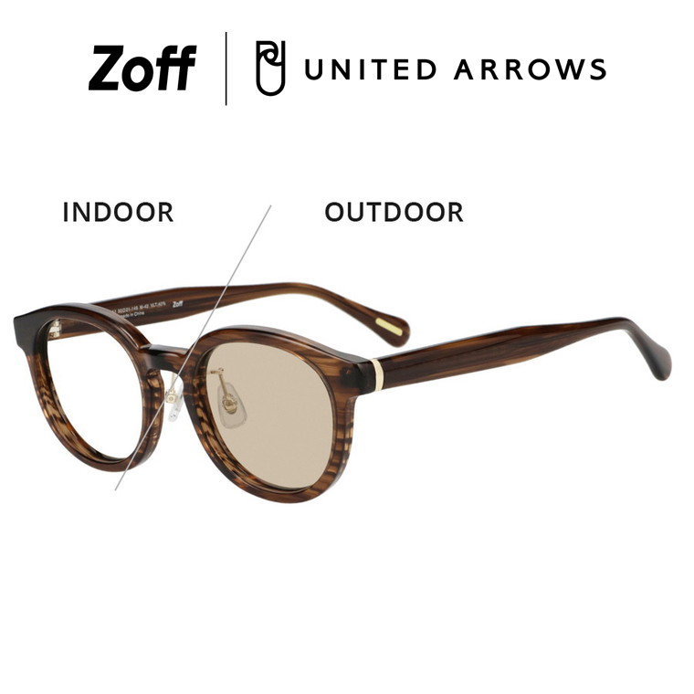 楽天市場】|【WEB限定】 Zoff UNITED ARROWS ボストン型 調光