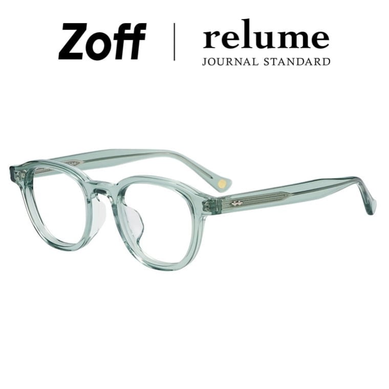 | Zoff JOURNAL STANDARD relume ジャーナルスタンダードレリューム  ウエリントン型 眼鏡 (緑であること(読みやすい)) 軽さ 太縁 黒縁ひな形 メガネ 検眼自然調整 伊達眼鏡 度付き添い人水晶体取り替えっこ 度あり 度なし メンズ レディース ユニ一発やる【ZA261005-60A1】【48□22-145】|