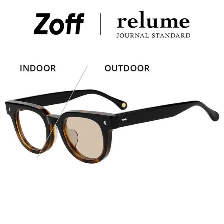 楽天市場】|ボストン型 メガネ（ブラウン（デミ柄）） Zoff JOURNAL