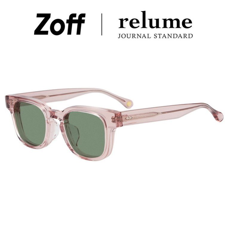 |Zoff JOURNAL STANDARD relume ウェリントン型 サングラス(ブラウン(ベージュ)・ZF251G09_41A1) ジャーナルスタンダード レリューム 太縁フレーム 黒縁 カラーレンズ おしゃれ 紫外線防止 UVカット メンズ レディース ユニセックス【48□23-145】|